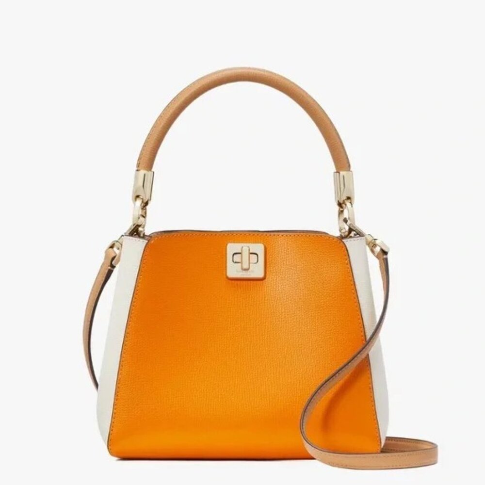 Kate Spade Phoebe Satchel - Turmeric Root (Basically Orange w/ White sides)